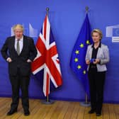 Prime Minister Boris Johnson and European Commission president Ursula von der Leyen met for negotiations on Wednesday night (Getty Images)