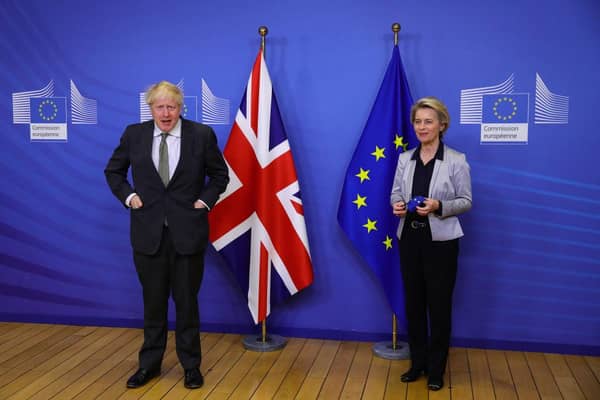 Prime Minister Boris Johnson and European Commission president Ursula von der Leyen met for negotiations on Wednesday night (Getty Images)