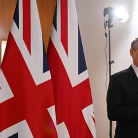 Prime Minister Keir Starmer gives a media interview while attending the 79th United Nations General Assembly at United Nations on September 25, 2024 in New York. Picture: Leon Neal/Getty Images