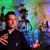 Sergey Jakovsky of Sharmanka Kinetic Theatre PIC: John Devlin