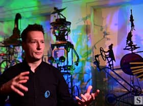 Sergey Jakovsky of Sharmanka Kinetic Theatre PIC: John Devlin