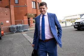 Dominic McKay arriving at Celtic Park after moving early from the SRU in April. Picture: SNS