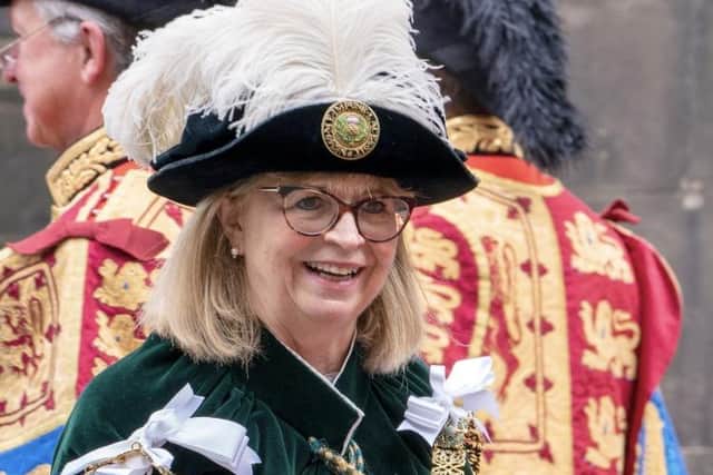 Dame Elish Angiolini, a Lady of the Order of the Thistle and former Lord Advocate, who was recognised with Scotland's highest chivalric order last summer. PIC: PA/Jane Barlow.