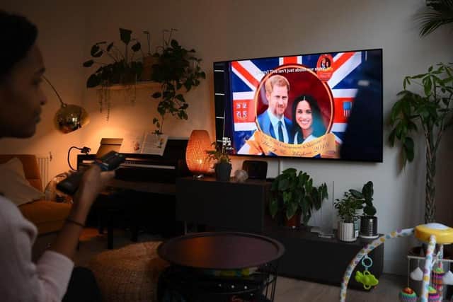 Netflix documentary series 'Harry and Meghan' was released yesterday (Picture: Daniel Leal/AFP/Getty)
