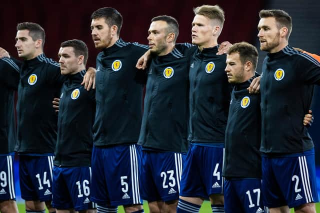 Scotland earned a deserved win over Slovakia on Sunday night. Picture: SNS