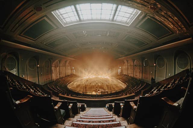 Leith Theatre's art deco auditorium.