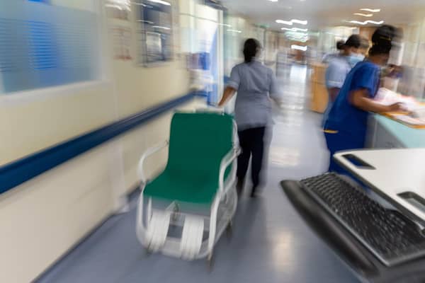 A&E waiting times strained over New Year in Scotland. PIC:   Jeff Moore/PA Wire