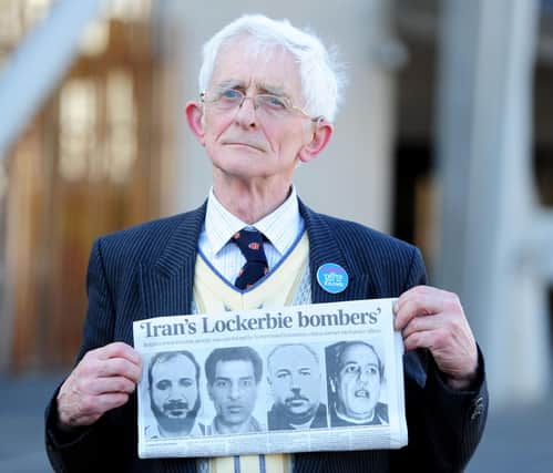 Dr Jim Swire warned the 2001 Lockerbie trial has inflicted "catastrophic" damage on Scotland's criminal justice system. Picture: Ian Rutherford