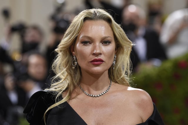 Kate Moss attends The Metropolitan Museum of Art's Costume Institute benefit gala celebrating the opening of the "In America: An Anthology of Fashion" exhibition on Monday, May 2, 2022, in New York. (Photo by Evan Agostini/Invision/AP)
