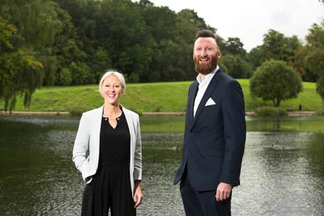 From left: Laura Montgomery with MD Kris Flanagan. Picture: Eoin Carey.
