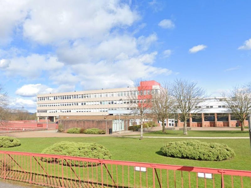 With the number of pupils achieving five Highers or more rising from 28 per cent to 55 per cent between 2017 and 2022, Whitburn Academy in West Lothian rose 183 places - taking it from 225th to 42nd.