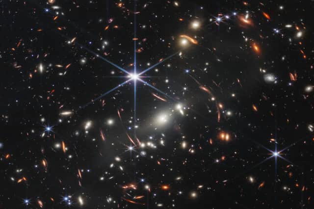The 'magnificent' first image of Nasa's James Webb Space Telescope will help shed new light on dark matter (Picture: Nasa via PA)