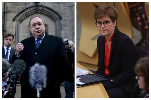 Nicola Sturgeon and Alex Salmond