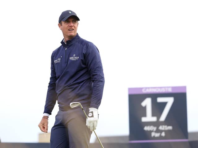 Nicolas Colsaerts pictured at Carnoustie Golf Links during day two of the Alfred Dunhill Links Championship. Picture: Richard Heathcote/Getty Images.