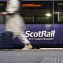 ScotRail trains are seen sitting in Glasgow Queen Street station. Picture: Peter Summers/Getty Images