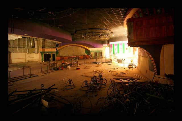 Death of the dancefloor - photographer Laura Hughes, who used to work at the club, returned to the long abandoned nightspot to capture the last remnants of the entertainment palace. PIC: Laura Hughes.