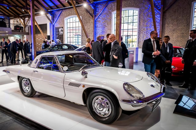 This is the car which started Walter’s Mazda Museum collection. “It was always so important to have a car like this,” he smiled. “Even today I love it.” Now, 40 years after he bought it in the States, it’s the first car which greets you as you enter the museum. It’s also the most coveted and photographed car in the museum. Powered by the world's first twin-rotary engine, it produces 128bhp and ha a top speed of 125mph.