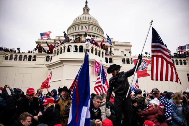 Pro-Trump rioters storm the Capitol building (Getty Images)