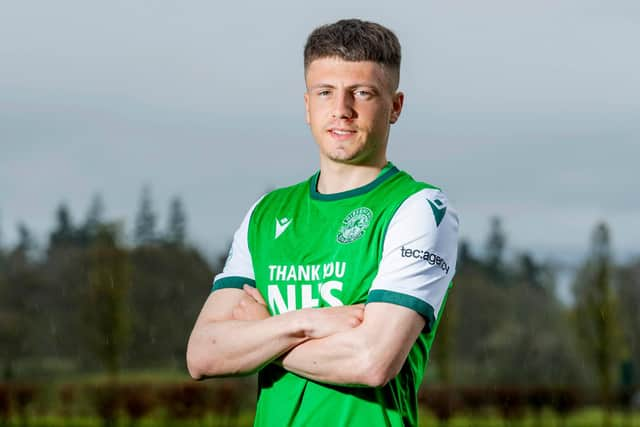 Daniel Mackay is looking forward to the new season after penning a four-year deal with Hibs. Photo by Mark Scates / SNS Group