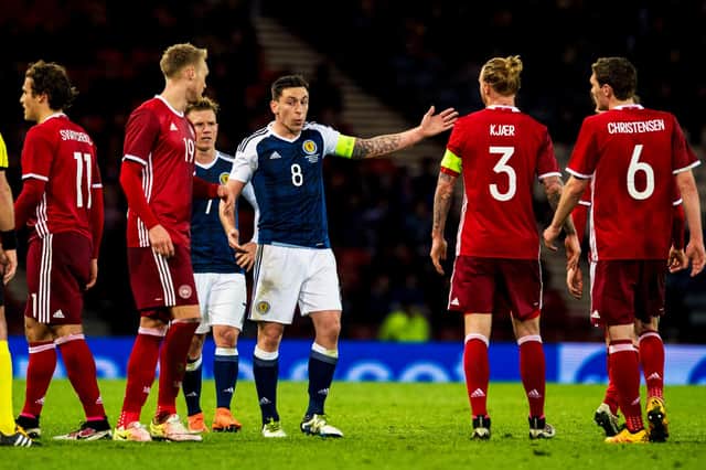 Scotland last faced Denmark in 2016.
