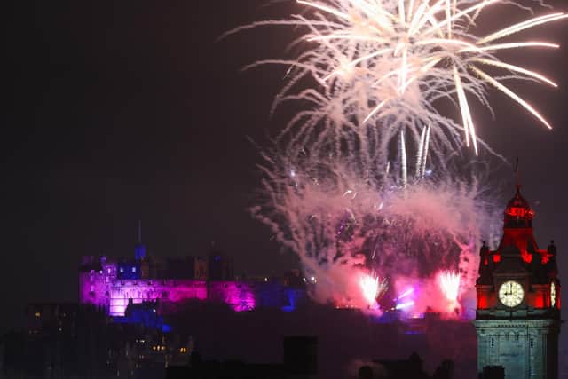 Fireworks over Edinburgh Castle usher in 2024 – but will the recent street party be the last? (Picture: Scott Louden)