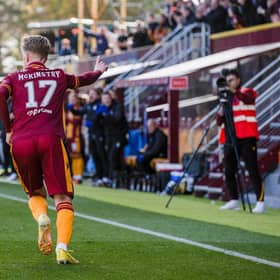 Stuart McKinstry pulled one back for Motherwell with a free-kick.