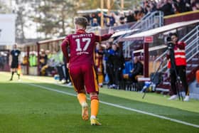 Stuart McKinstry pulled one back for Motherwell with a free-kick.