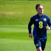 Connor McAvoy trains ahead of Scotland Under-21's double-header next week.