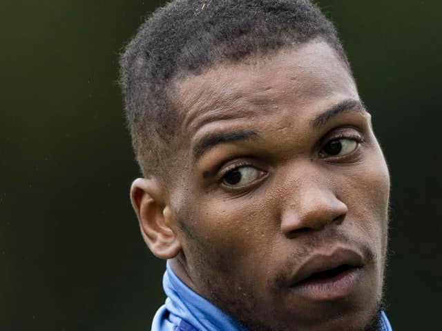 Dujon Sterling during a Rangers training session last week. (Photo by Craig Foy / SNS Group)