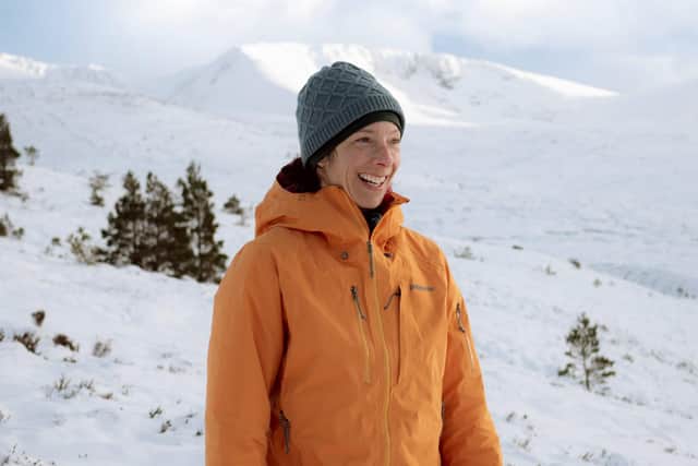 Lesley McKenna in the Cairngorms PIC: Hannah Bailey