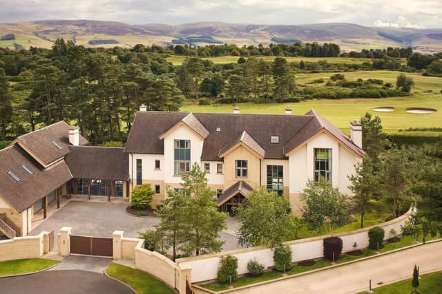 An aerial view of the six-bedroom home overlooking the world famous Gleneagles golf course worth over £3,500,000. Picture: Omaze/PA Wire