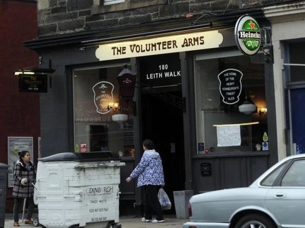 Located on Leith Walk, the Volunteer Arms - known locally as 'the Volly' - was made famous by Irvine Welsh's Trainspotting novel. Today, it has been transformed into the Mousetrap, a gaming and music bar with a mural of Trainspotting nutter Begbie.