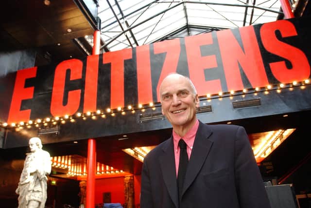 Giles Havergal as he stepped down as Artistic Director at The Citizens Theatre, Glasgow, after 30 years (Picture: Robert Perry)