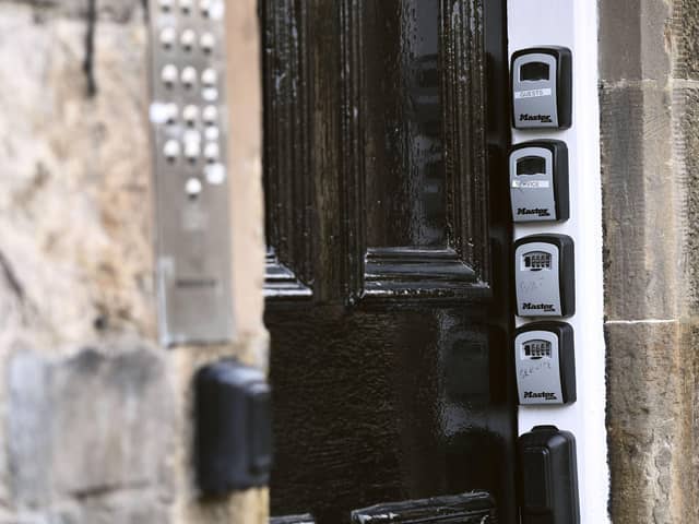About one-third of all the Airbnb lets in Scotland are in Edinburgh   Picture: Lisa Ferguson