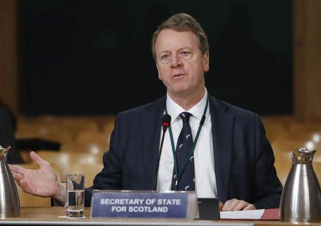 Secretary of State Alister Jack