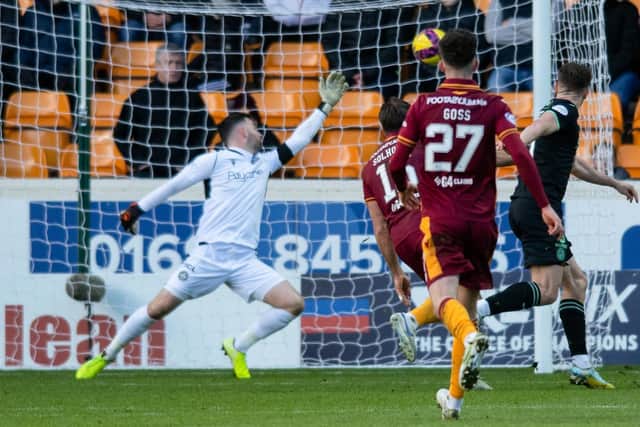 Nisbet's third goal was an emphatic finish past Motherwell keeper Liam Kelly.
