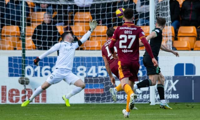 Nisbet's third goal was an emphatic finish past Motherwell keeper Liam Kelly.