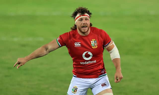 Hamish Watson played in the British & Irish Lions' victory over South Africa in the first Test in Cape Town last summer. (Photo by David Rogers/Getty Images)