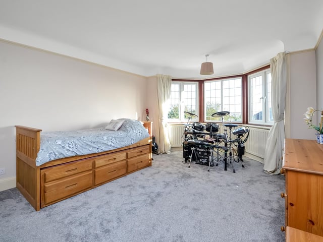 This four bedroom home in Glebe Park Avenue is on sale for £1.185m. It is listed by Fine and Country.