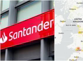 Santander, TSB and Natwest online banking services went down on Friday, affecting people across the UK (Shutterstock/Downdetector)