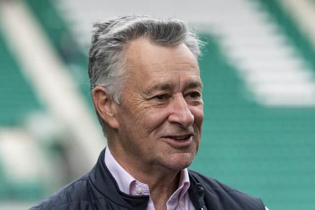 Hibs executive chairman Ron Gordon has died at the age of 68. (Photo by Mark Scates / SNS Group)
