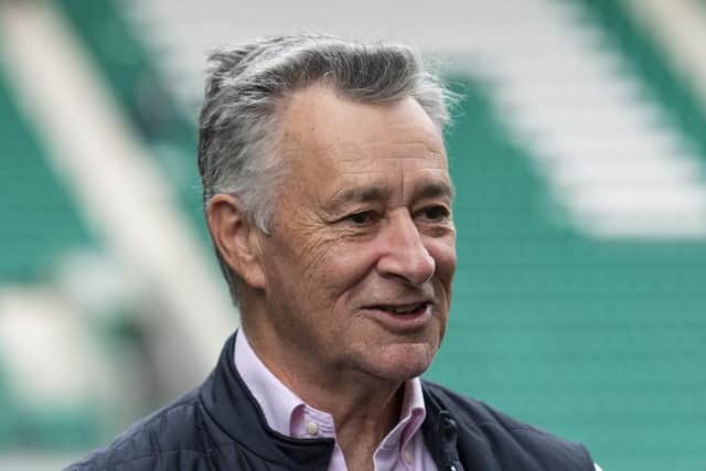 Hibs executive chairman Ron Gordon has died at the age of 68. (Photo by Mark Scates / SNS Group)