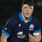 Corey Tait in action for Scotland Under-20s in last month's Six Nations win over Wales at Scotstoun.  (Photo by Ross MacDonald / SNS Group)