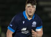 Corey Tait in action for Scotland Under-20s in last month's Six Nations win over Wales at Scotstoun.  (Photo by Ross MacDonald / SNS Group)