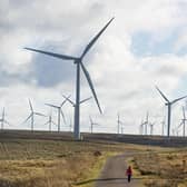 Amazon has now invested in 6.5 gigawatts of wind and solar projects that will enable it to supply renewable energy for its corporate offices, fulfilment centres and data centres around the world. Picture: John Devlin