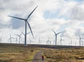 Amazon has now invested in 6.5 gigawatts of wind and solar projects that will enable it to supply renewable energy for its corporate offices, fulfilment centres and data centres around the world. Picture: John Devlin