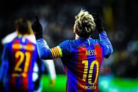 The Argentina captain Lionel Messi as left Barcelona after 21-years. SNS Group Rob Casey.