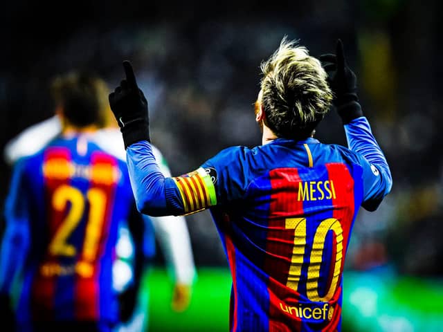 The Argentina captain Lionel Messi as left Barcelona after 21-years. SNS Group Rob Casey.