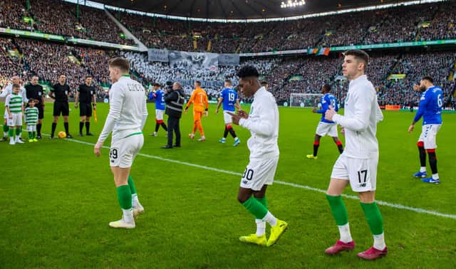 The full houses at Celtic and Rangers would be welcomed by the Premier League. Picture: SNS