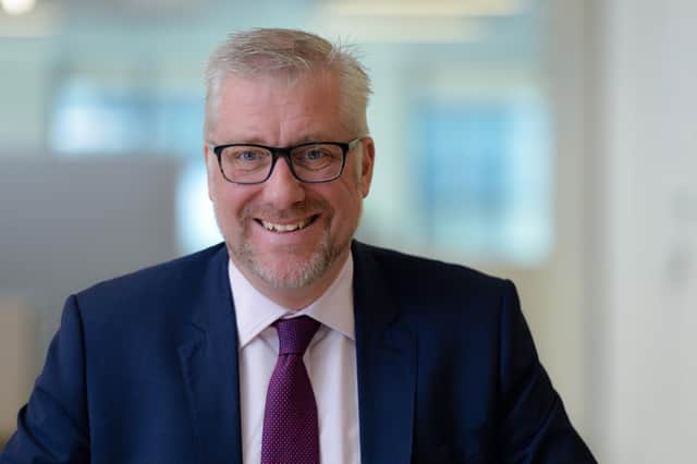 Sandy Begbie will join Scottish Financial Enterprise at the start of next month and work alongside current chief executive Graeme Jones, who is retiring at the end of this year following five years in the role, during a three-month handover period. Picture: Graham Flack